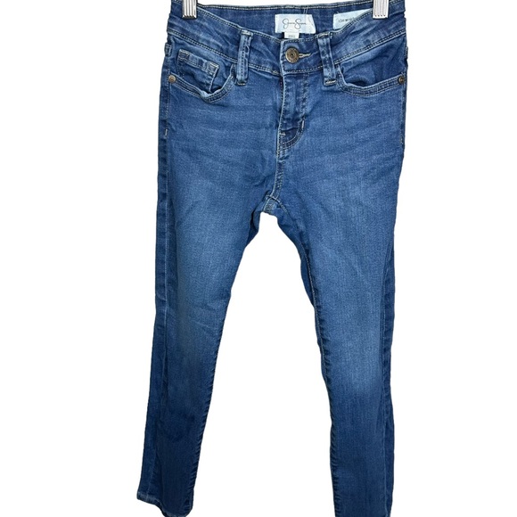 Jessica Simpson Skinny Adjustable Denim Blue Jeans Size 8 - Picture 1 of 6